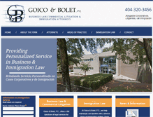 Tablet Screenshot of goicobolet.com